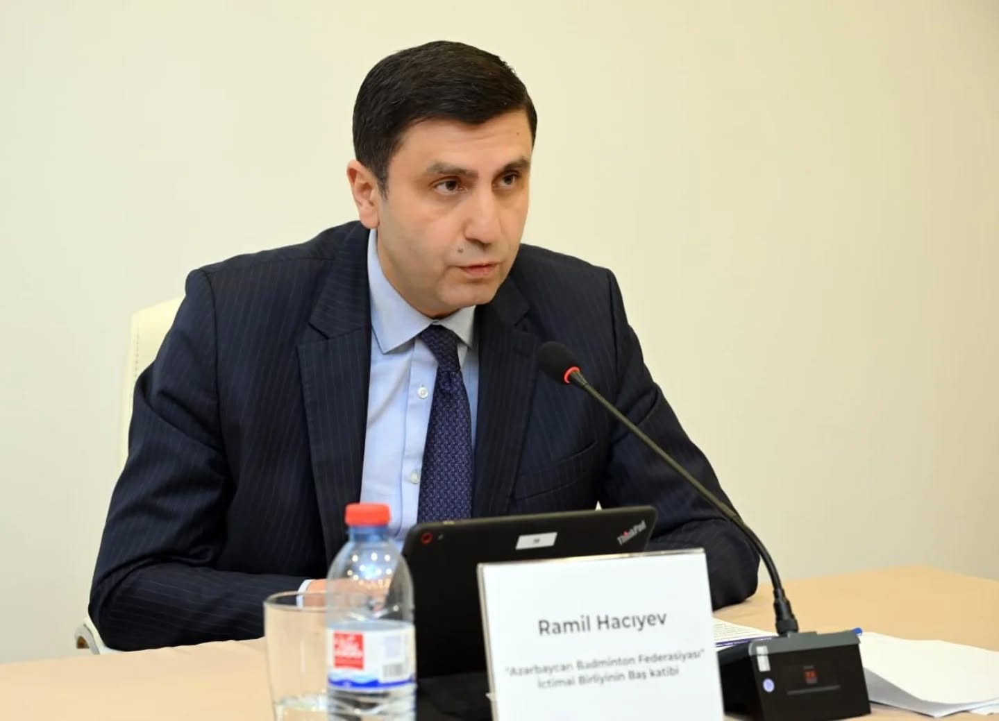 Taleh Ziyadov yenidən Azərbaycan Badminton Federasiyasının prezidneti seçilib